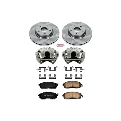 Power Stop Z17 Evolution Plus Stock Replacement Brake Kits with Calipers KCOE3140