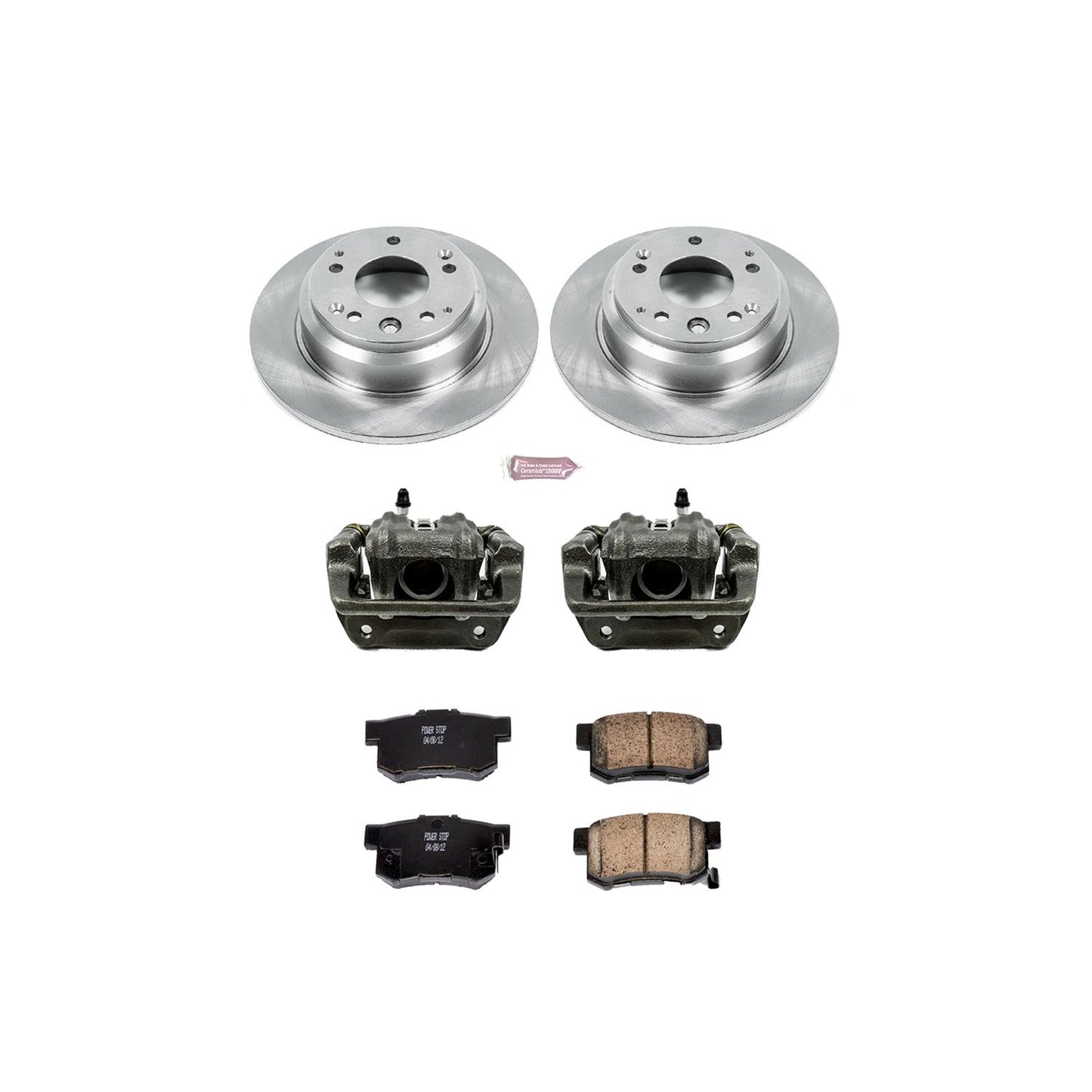 Power Stop Z17 Evolution Plus Stock Replacement Brake Kits with Calipers KCOE3153