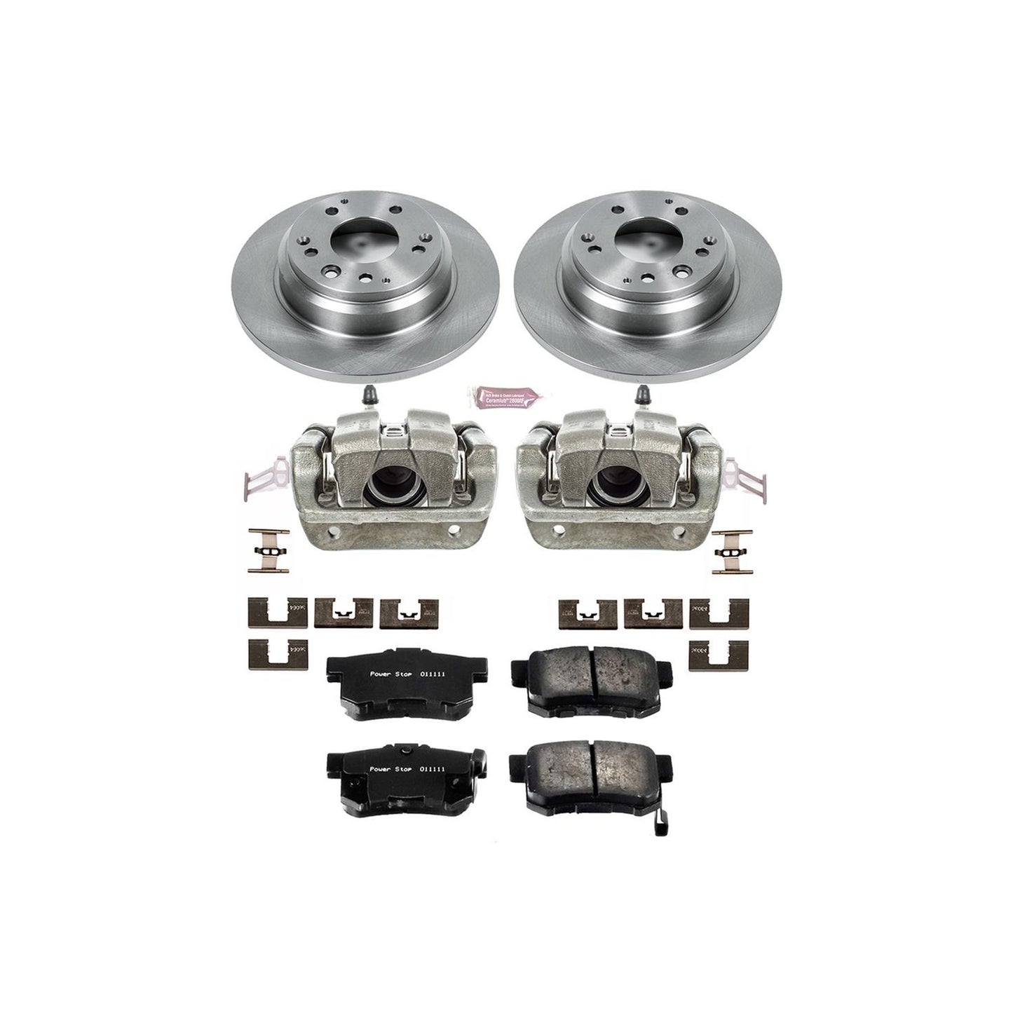 Power Stop Z17 Evolution Plus Stock Replacement Brake Kits with Calipers KCOE3154