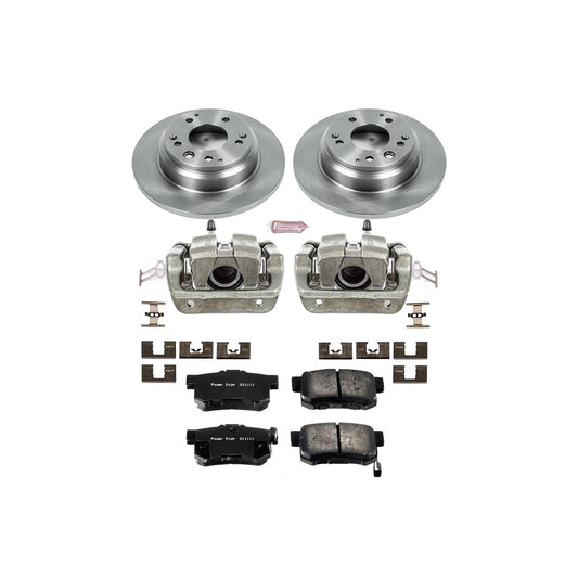 Power Stop Z17 Evolution Plus Stock Replacement Brake Kits with Calipers KCOE3154