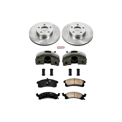Power Stop Z17 Evolution Plus Stock Replacement Brake Kits with Calipers KCOE3156