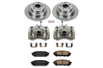 Power Stop Z17 Evolution Plus Stock Replacement Brake Kits with Calipers KCOE447