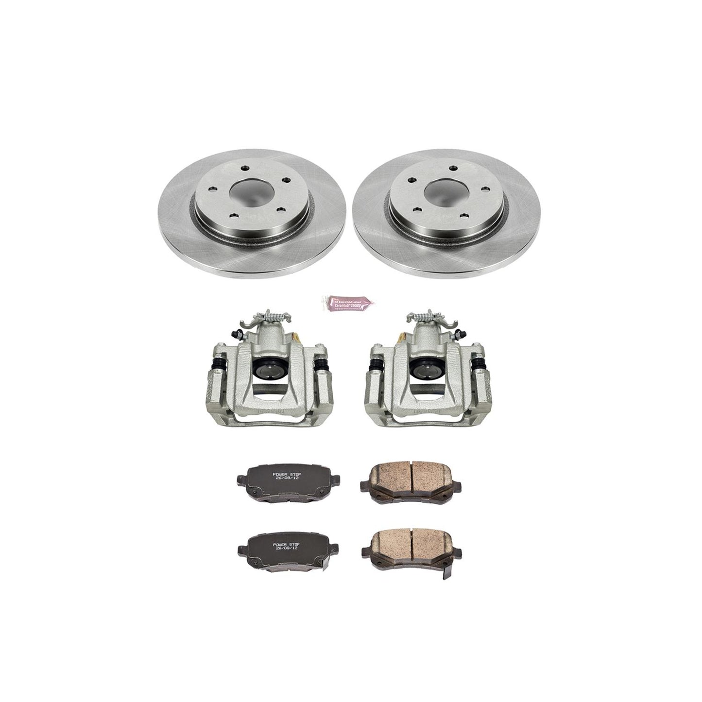 Power Stop Z17 Evolution Plus Stock Replacement Brake Kits with Calipers KCOE4569
