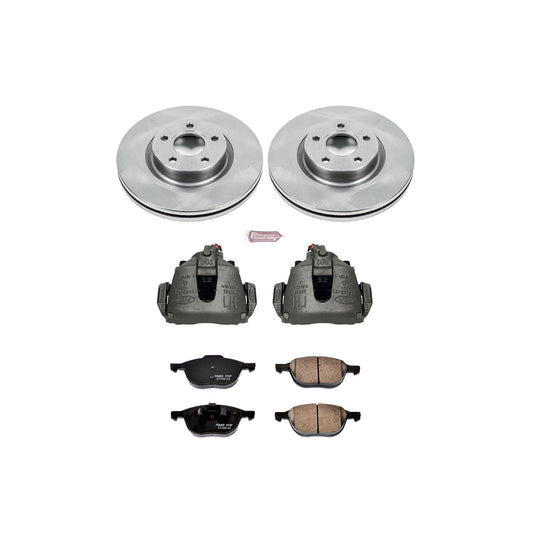 Power Stop Z17 Evolution Plus Stock Replacement Brake Kits with Calipers KCOE4575