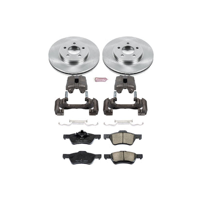 Power Stop Z17 Evolution Plus Stock Replacement Brake Kits with Calipers KCOE4581