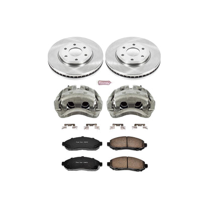 Power Stop Z17 Evolution Plus Stock Replacement Brake Kits with Calipers KCOE4611