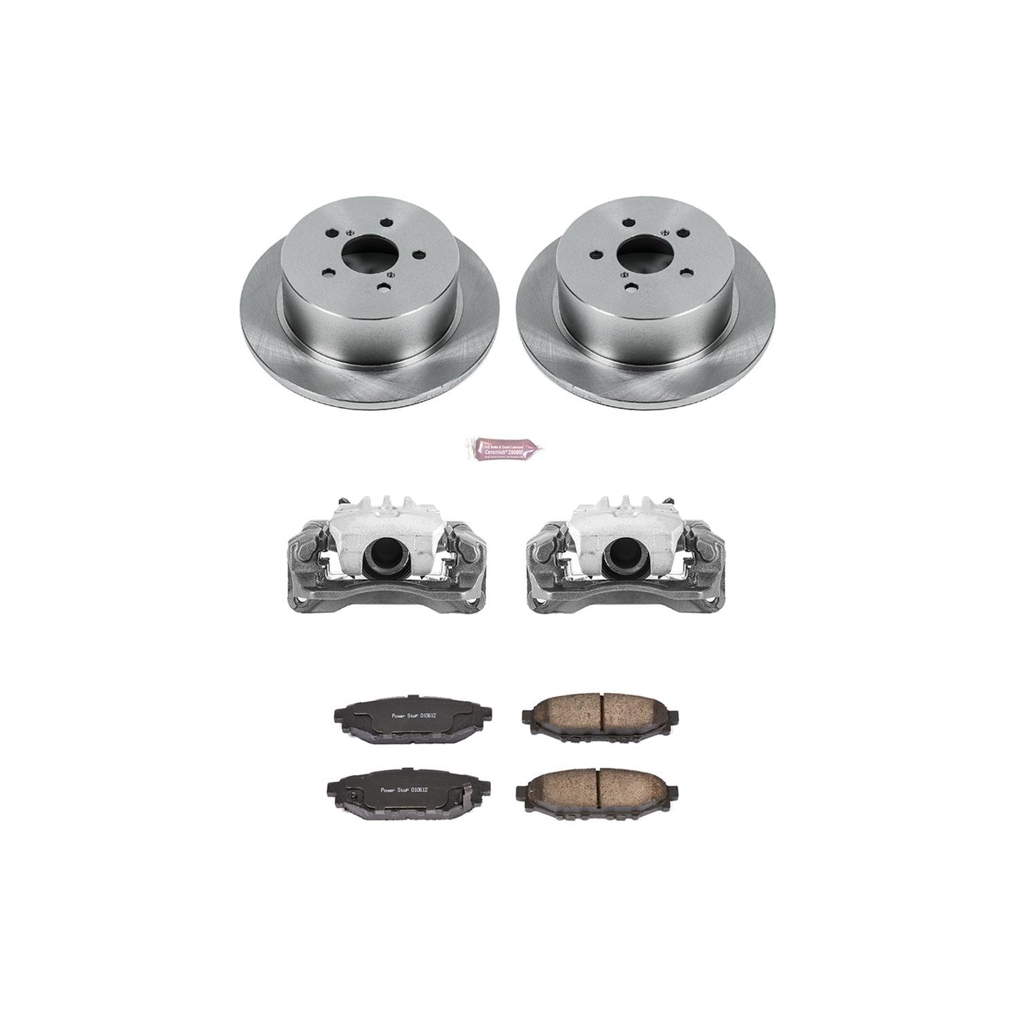Power Stop Z17 Evolution Plus Stock Replacement Brake Kits with Calipers KCOE4632A
