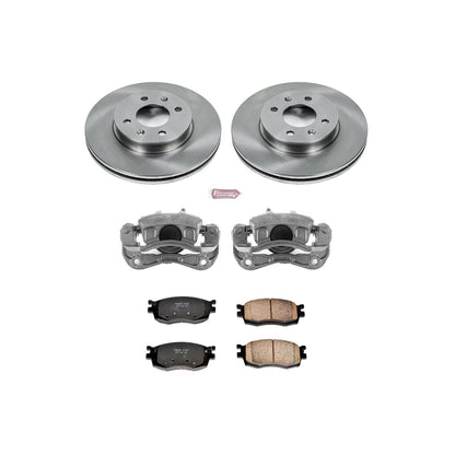 Power Stop Z17 Evolution Plus Stock Replacement Brake Kits with Calipers KCOE4652