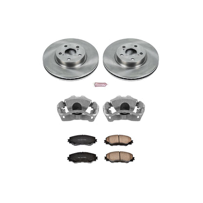 Power Stop Z17 Evolution Plus Stock Replacement Brake Kits with Calipers KCOE4669