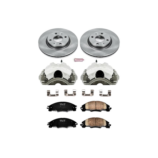 Power Stop Z17 Evolution Plus Stock Replacement Brake Kits with Calipers KCOE4726