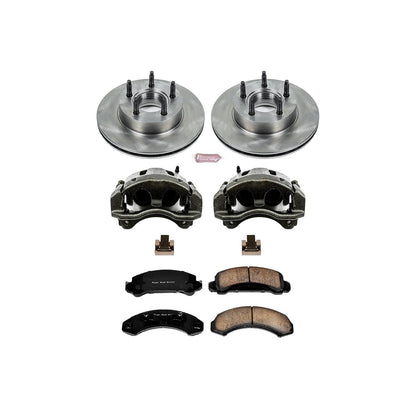 Power Stop Z17 Evolution Plus Stock Replacement Brake Kits with Calipers KCOE4786