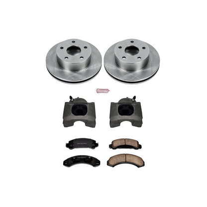 Power Stop Z17 Evolution Plus Stock Replacement Brake Kits with Calipers KCOE4787