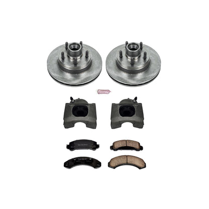 Power Stop Z17 Evolution Plus Stock Replacement Brake Kits with Calipers KCOE4791