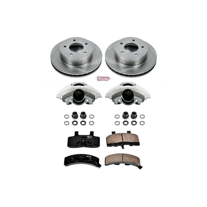 Power Stop Z17 Evolution Plus Stock Replacement Brake Kits with Calipers KCOE4873
