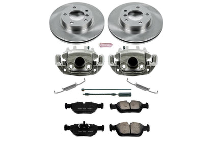 Power Stop Z17 Evolution Plus Stock Replacement Brake Kits with Calipers KCOE496