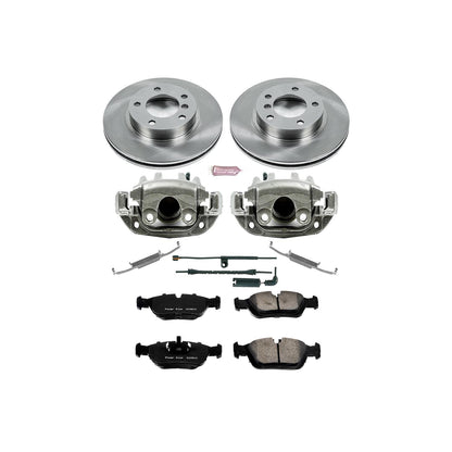 Power Stop Z17 Evolution Plus Stock Replacement Brake Kits with Calipers KCOE497