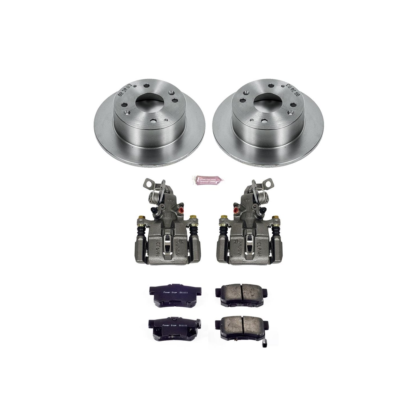Power Stop Z17 Evolution Plus Stock Replacement Brake Kits with Calipers KCOE4991