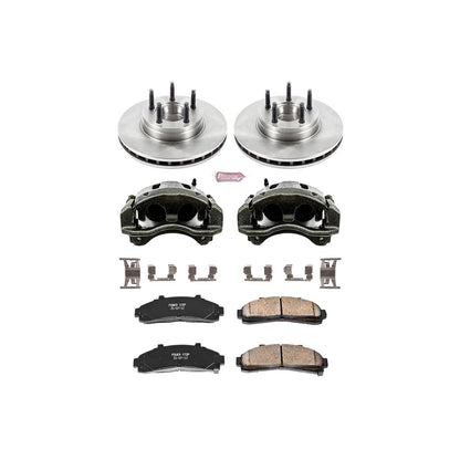 Power Stop Z17 Evolution Plus Stock Replacement Brake Kits with Calipers KCOE5081