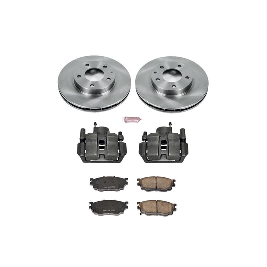 Power Stop Z17 Evolution Plus Stock Replacement Brake Kits with Calipers KCOE5169A