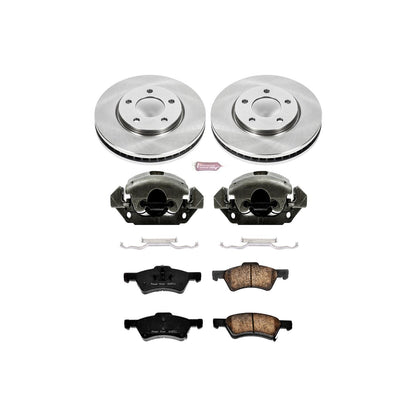 Power Stop Z17 Evolution Plus Stock Replacement Brake Kits with Calipers KCOE5247