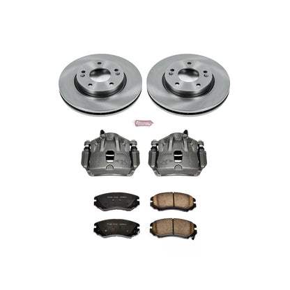 Power Stop Z17 Evolution Plus Stock Replacement Brake Kits with Calipers KCOE5291