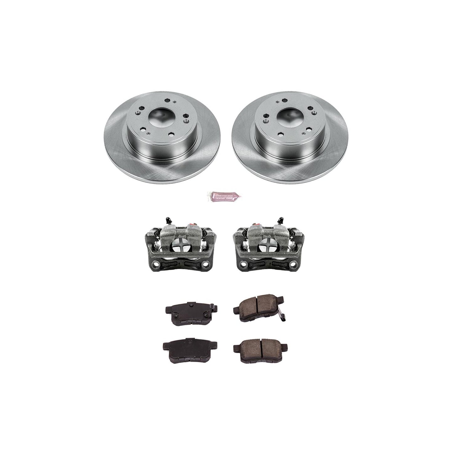 Power Stop Z17 Evolution Plus Stock Replacement Brake Kits with Calipers KCOE5368