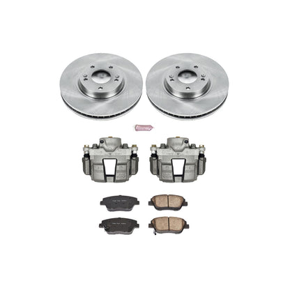 Power Stop Z17 Evolution Plus Stock Replacement Brake Kits with Calipers KCOE5377