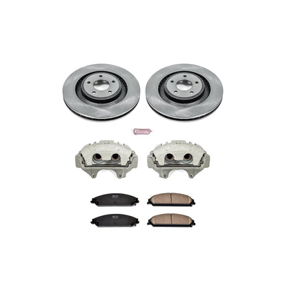 Power Stop Z17 Evolution Plus Stock Replacement Brake Kits with Calipers KCOE5565