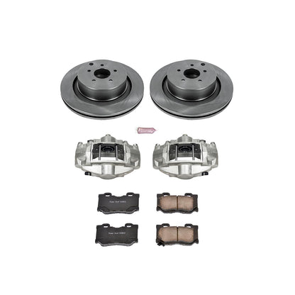 Power Stop Z17 Evolution Plus Stock Replacement Brake Kits with Calipers KCOE5861