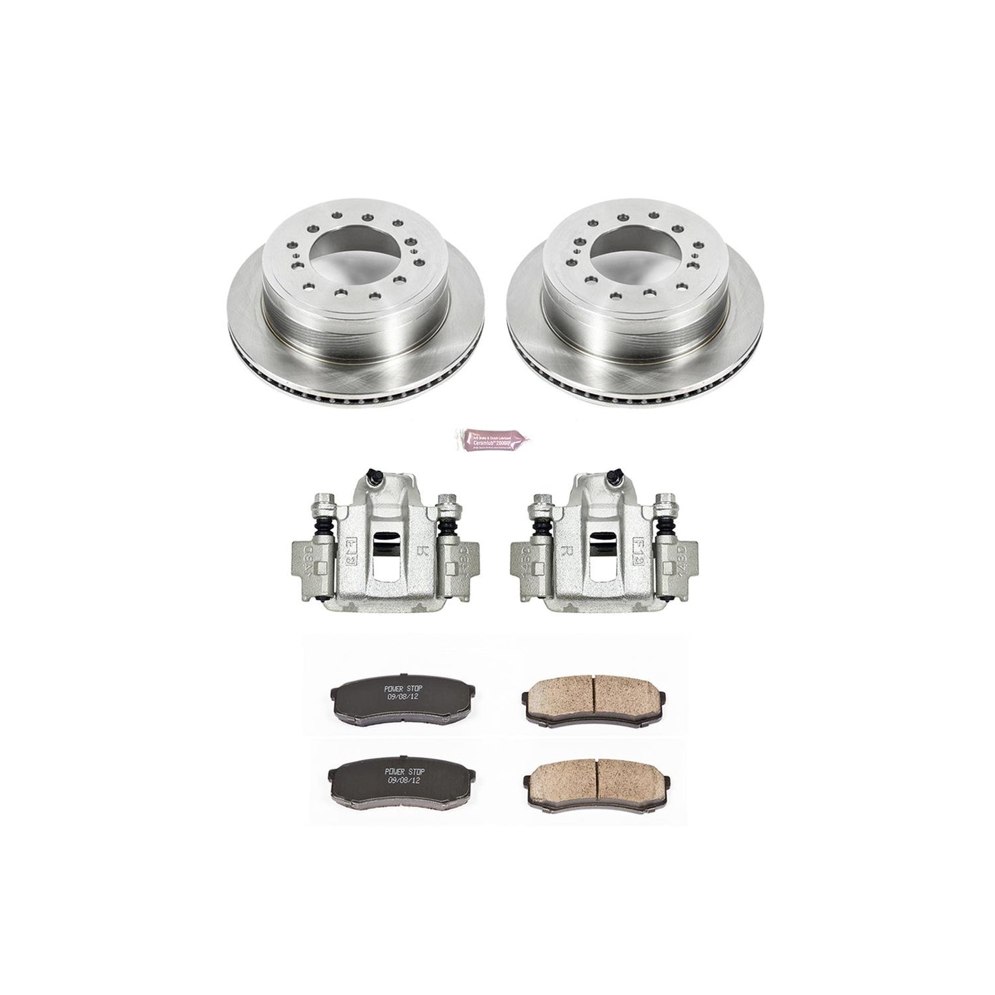 Power Stop Z17 Evolution Plus Stock Replacement Brake Kits with Calipers KCOE5875A