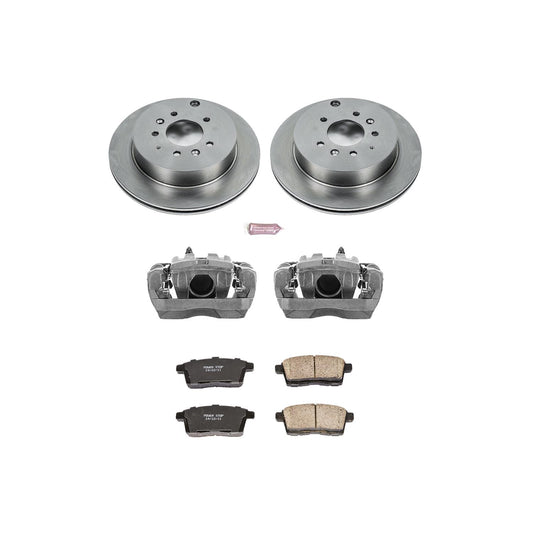 Power Stop Z17 Evolution Plus Stock Replacement Brake Kits with Calipers KCOE5876