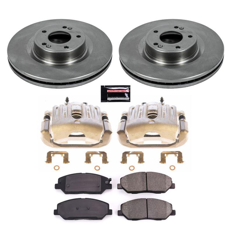 Power Stop Z17 Evolution Plus Stock Replacement Brake Kits with Calipers KCOE5921