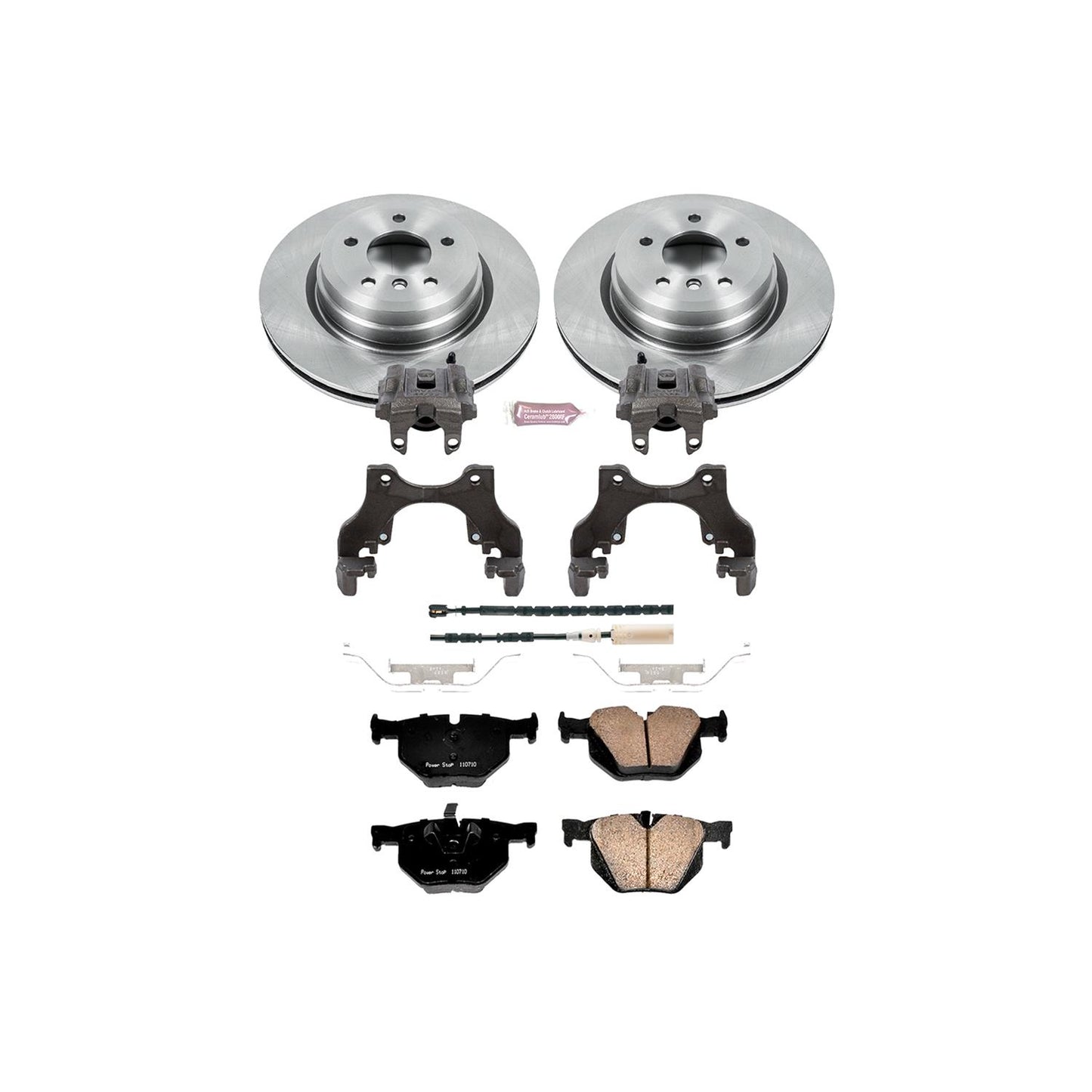 Power Stop Z17 Evolution Plus Stock Replacement Brake Kits with Calipers KCOE5982