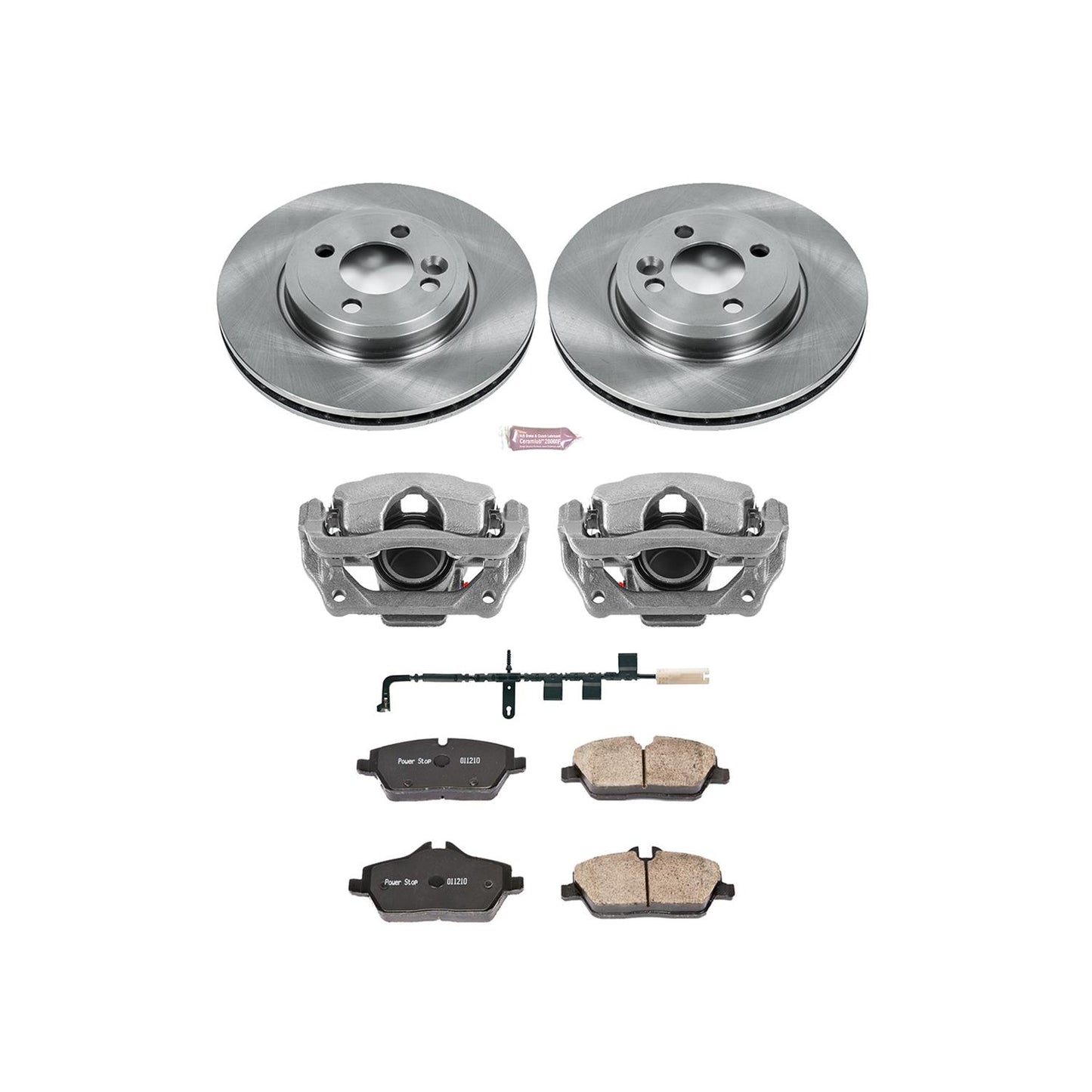 Power Stop Z17 Evolution Plus Stock Replacement Brake Kits with Calipers KCOE6066
