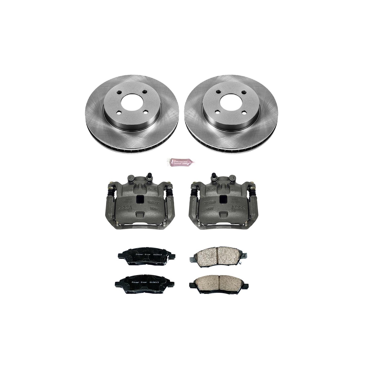 Power Stop Z17 Evolution Plus Stock Replacement Brake Kits with Calipers KCOE6096