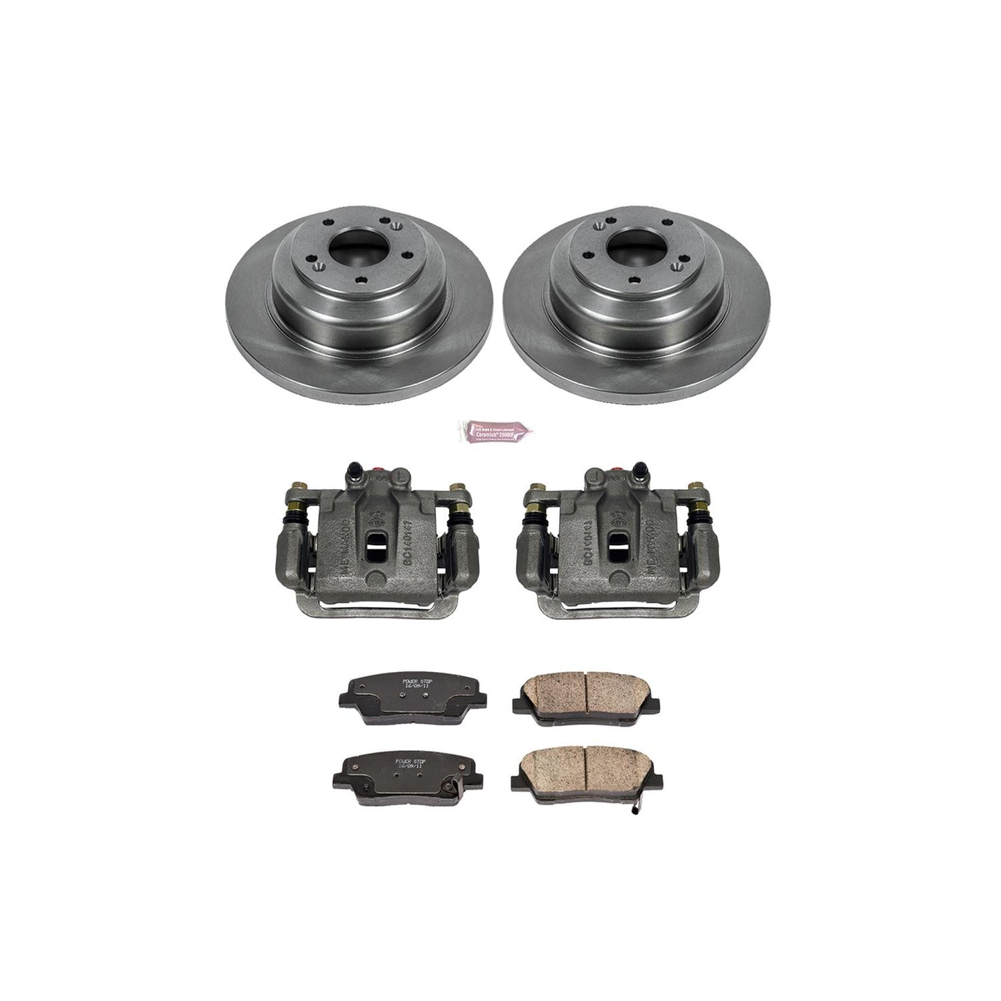 Power Stop Z17 Evolution Plus Stock Replacement Brake Kits with Calipers KCOE6168