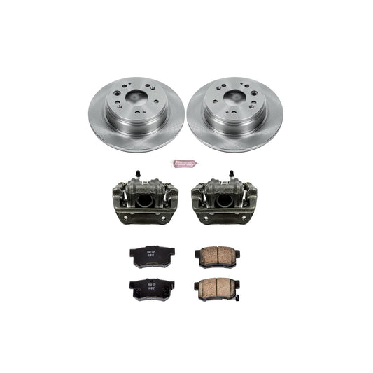 Power Stop Z17 Evolution Plus Stock Replacement Brake Kits with Calipers KCOE6172