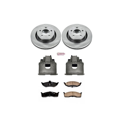 Power Stop Z17 Evolution Plus Stock Replacement Brake Kits with Calipers KCOE6179