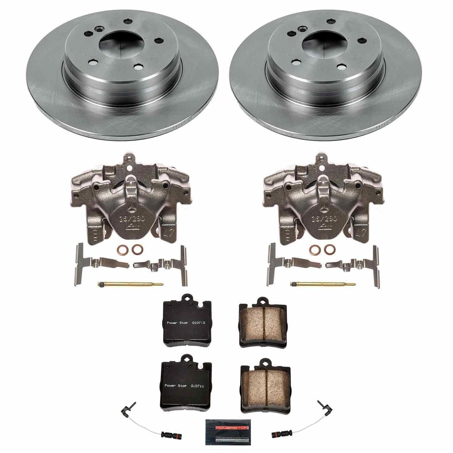 Power Stop Z17 Evolution Plus Stock Replacement Brake Kits with Calipers KCOE621