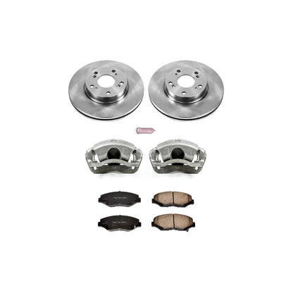 Power Stop Z17 Evolution Plus Stock Replacement Brake Kits with Calipers KCOE6490