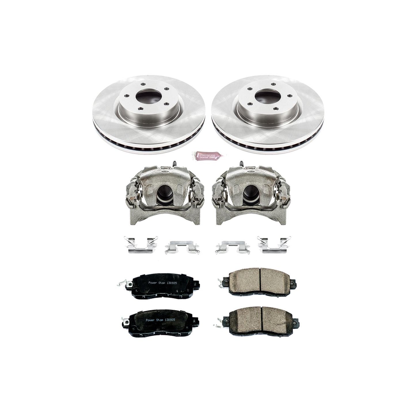Power Stop Z17 Evolution Plus Stock Replacement Brake Kits with Calipers KCOE6494