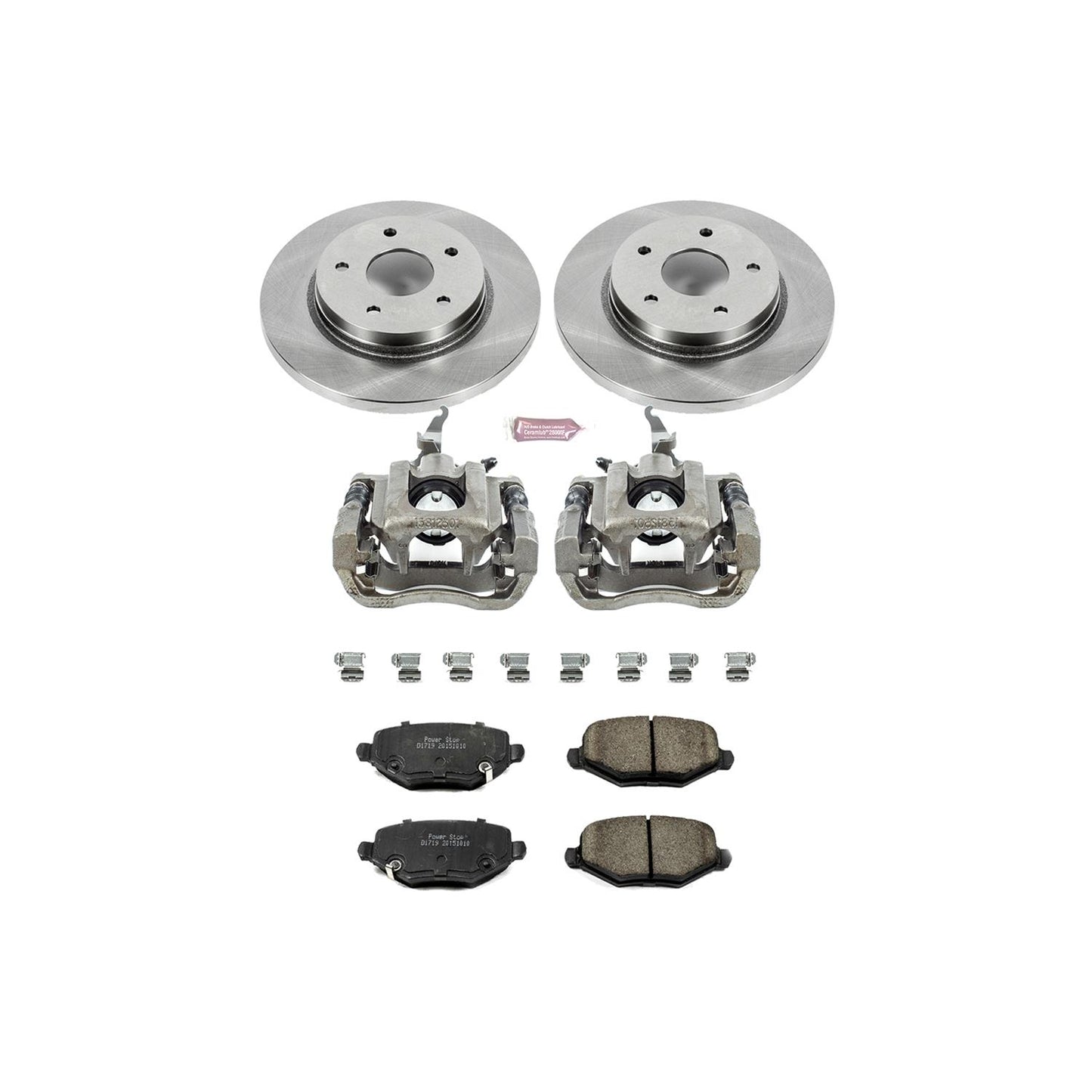 Power Stop Z17 Evolution Plus Stock Replacement Brake Kits with Calipers KCOE6544A