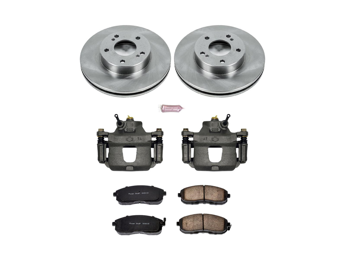 Power Stop Z17 Evolution Plus Stock Replacement Brake Kits with Calipers KCOE660