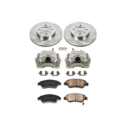 Power Stop Z17 Evolution Plus Stock Replacement Brake Kits with Calipers KCOE694