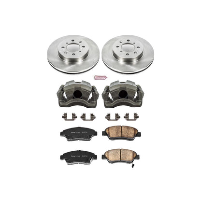 Power Stop Z17 Evolution Plus Stock Replacement Brake Kits with Calipers KCOE694A