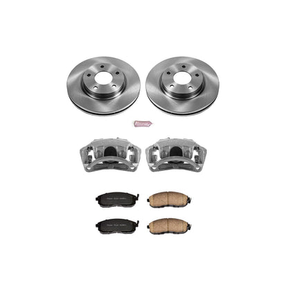 Power Stop Z17 Evolution Plus Stock Replacement Brake Kits with Calipers KCOE6961