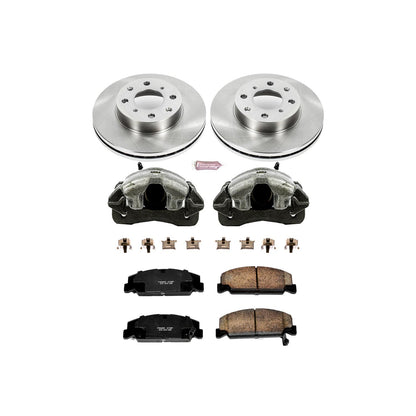 Power Stop Z17 Evolution Plus Stock Replacement Brake Kits with Calipers KCOE699