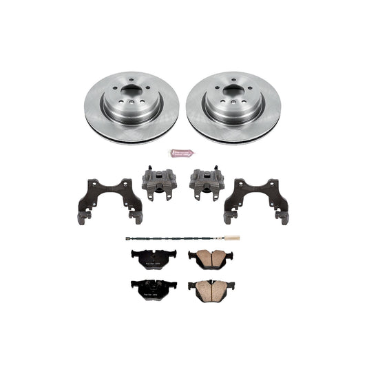 Power Stop Z17 Evolution Plus Stock Replacement Brake Kits with Calipers KCOE7009