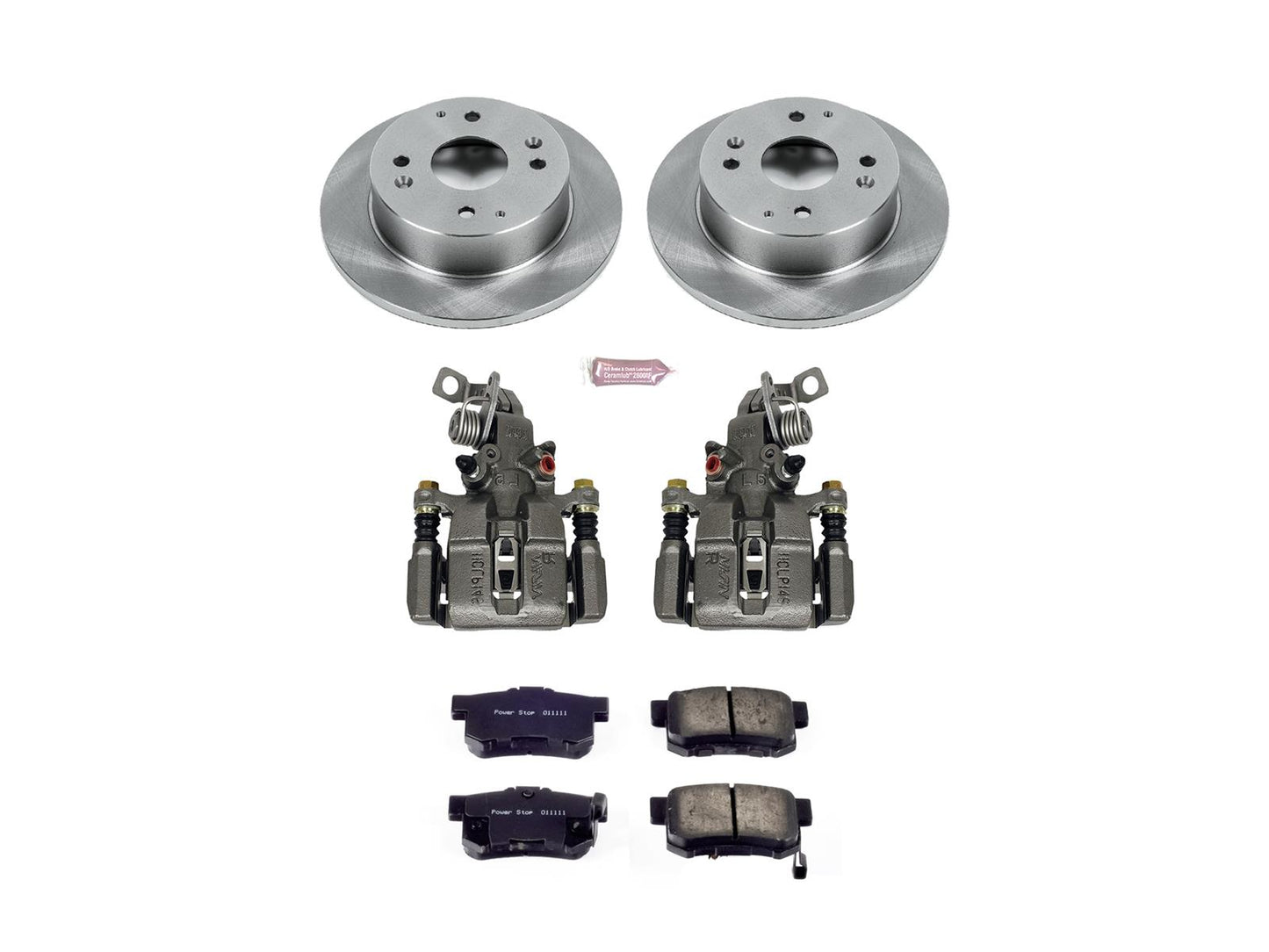Power Stop Z17 Evolution Plus Stock Replacement Brake Kits with Calipers KCOE701B