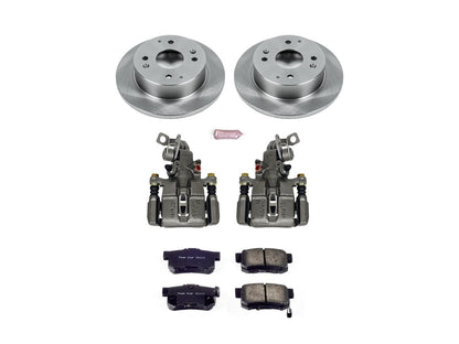 Power Stop Z17 Evolution Plus Stock Replacement Brake Kits with Calipers KCOE701B